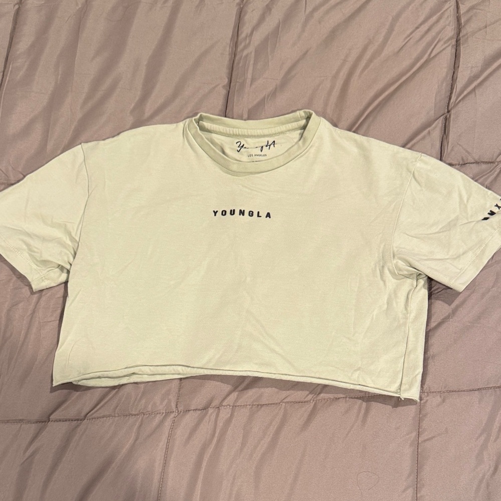 YoungLA Pistachio Cropped Top